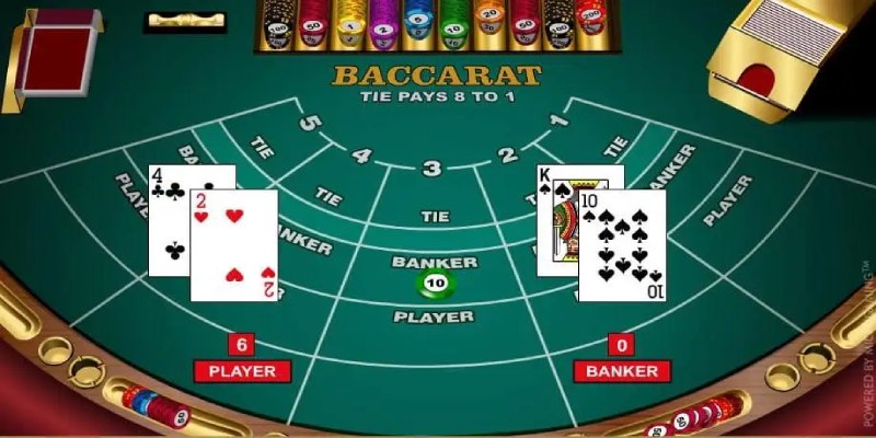 Các cửa cược cơ bản trong game bài baccarat 88VV